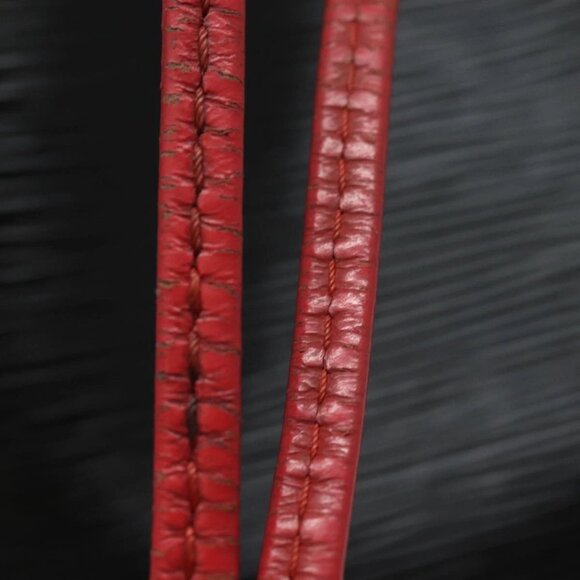 LOUIS VUITTON Epi Noe Shoulder Bag By color Black Red M44017 LV Auth 81573 - Picture 9 of 16